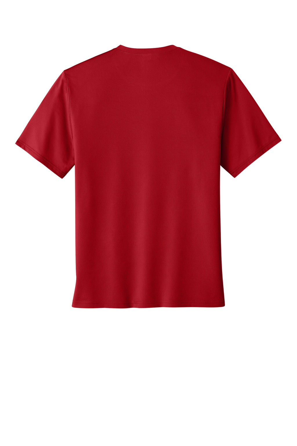 Richardson RA7110SS Mens Clutch Short Sleeve Crewneck T-Shirt Red Flat Back