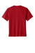 Richardson RA7110SS Mens Clutch Short Sleeve Crewneck T-Shirt Red Flat Back