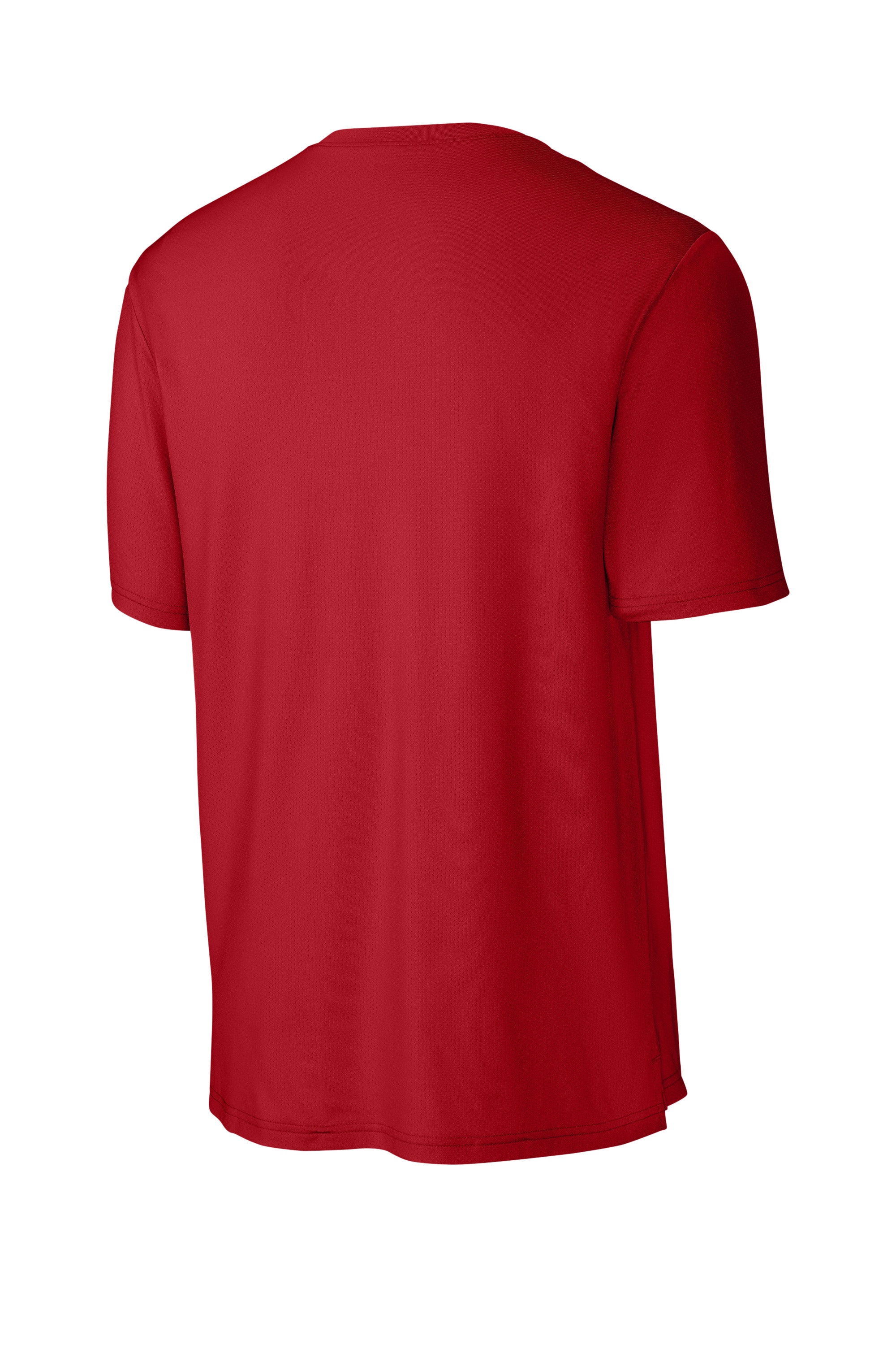 Richardson RA7110SS Mens Clutch Short Sleeve Crewneck T-Shirt Red Forn Back