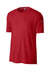 Richardson RA7110SS Mens Clutch Short Sleeve Crewneck T-Shirt Red Form Front