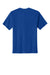 Richardson RA7110SS Mens Clutch Short Sleeve Crewneck T-Shirt Royal Blue Flat Back