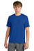 Richardson RA7110SS Mens Clutch Short Sleeve Crewneck T-Shirt Royal Blue Model Front