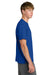 Richardson RA7110SS Mens Clutch Short Sleeve Crewneck T-Shirt Royal Blue Model Side