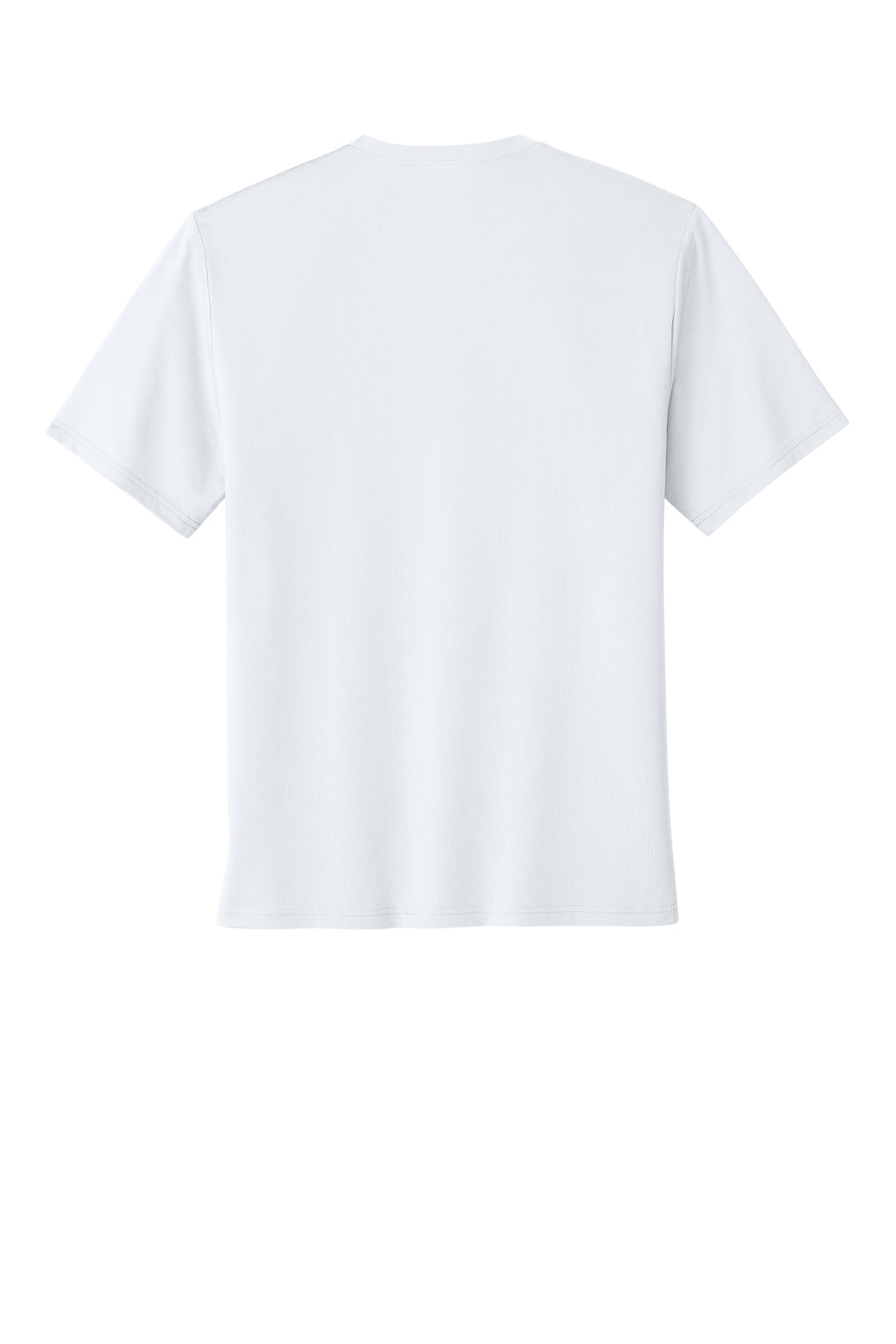 Richardson RA7110SS Mens Clutch Short Sleeve Crewneck T-Shirt White Flat Back