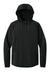 Richardson RA7200SSH Mens Charge Performance Fleece Short Sleeve Hooded Sweatshirt Hoodie w/ Pouch Pocket Black Flat Front