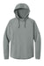 Richardson RA7200SSH Mens Charge Performance Fleece Short Sleeve Hooded Sweatshirt Hoodie w/ Pouch Pocket Grey Flat Front