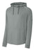 Richardson RA7200LSH Mens Charge Performance Fleece Hooded Sweatshirt Hoodie w/ Pouch Pocket Grey Form Front