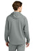 Richardson RA7200LSH Mens Charge Performance Fleece Hooded Sweatshirt Hoodie w/ Pouch Pocket Grey Model Back