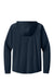 Richardson RA7200LSH Mens Charge Performance Fleece Hooded Sweatshirt Hoodie w/ Pouch Pocket Navy Blue Flat Back
