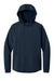 Richardson RA7200LSH Mens Charge Performance Fleece Hooded Sweatshirt Hoodie w/ Pouch Pocket Navy Blue Flat Front