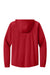 Richardson RA7200LSH Mens Charge Performance Fleece Hooded Sweatshirt Hoodie w/ Pouch Pocket Red Flat Back