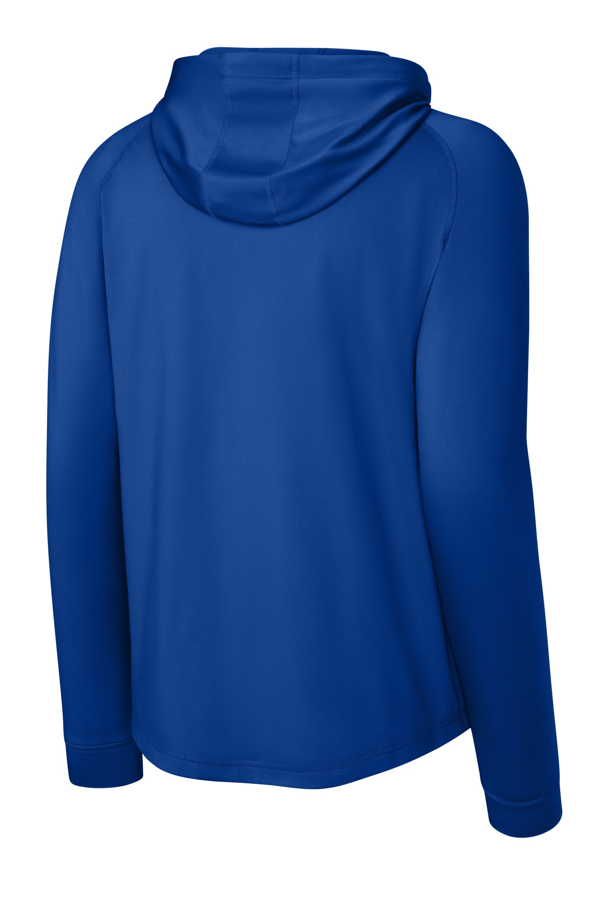 Richardson RA7200LSH Mens Charge Performance Fleece Hooded Sweatshirt Hoodie w/ Pouch Pocket Royal Blue Forn Back