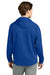 Richardson RA7200LSH Mens Charge Performance Fleece Hooded Sweatshirt Hoodie w/ Pouch Pocket Royal Blue Model Back