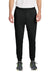 Richardson RA7201B Mens Charge Performance Fleece Jogger Sweatpants w/ Pockets Black Model Front