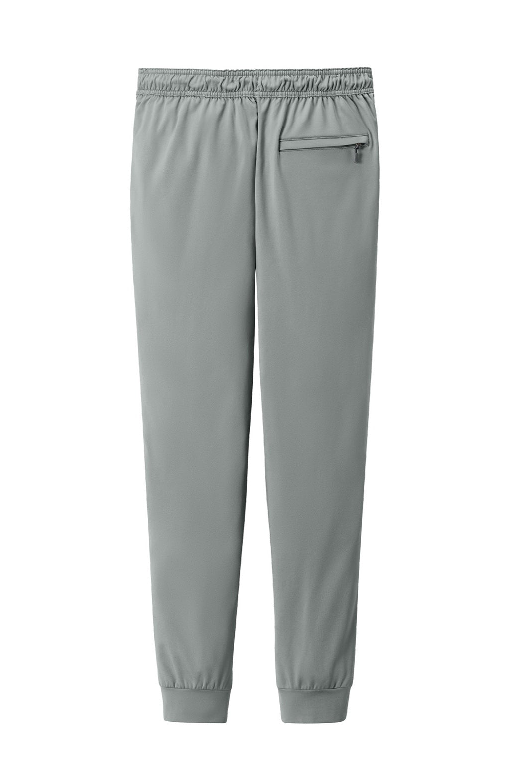 Richardson RA7201B Mens Charge Performance Fleece Jogger Sweatpants w/ Pockets Grey Flat Back