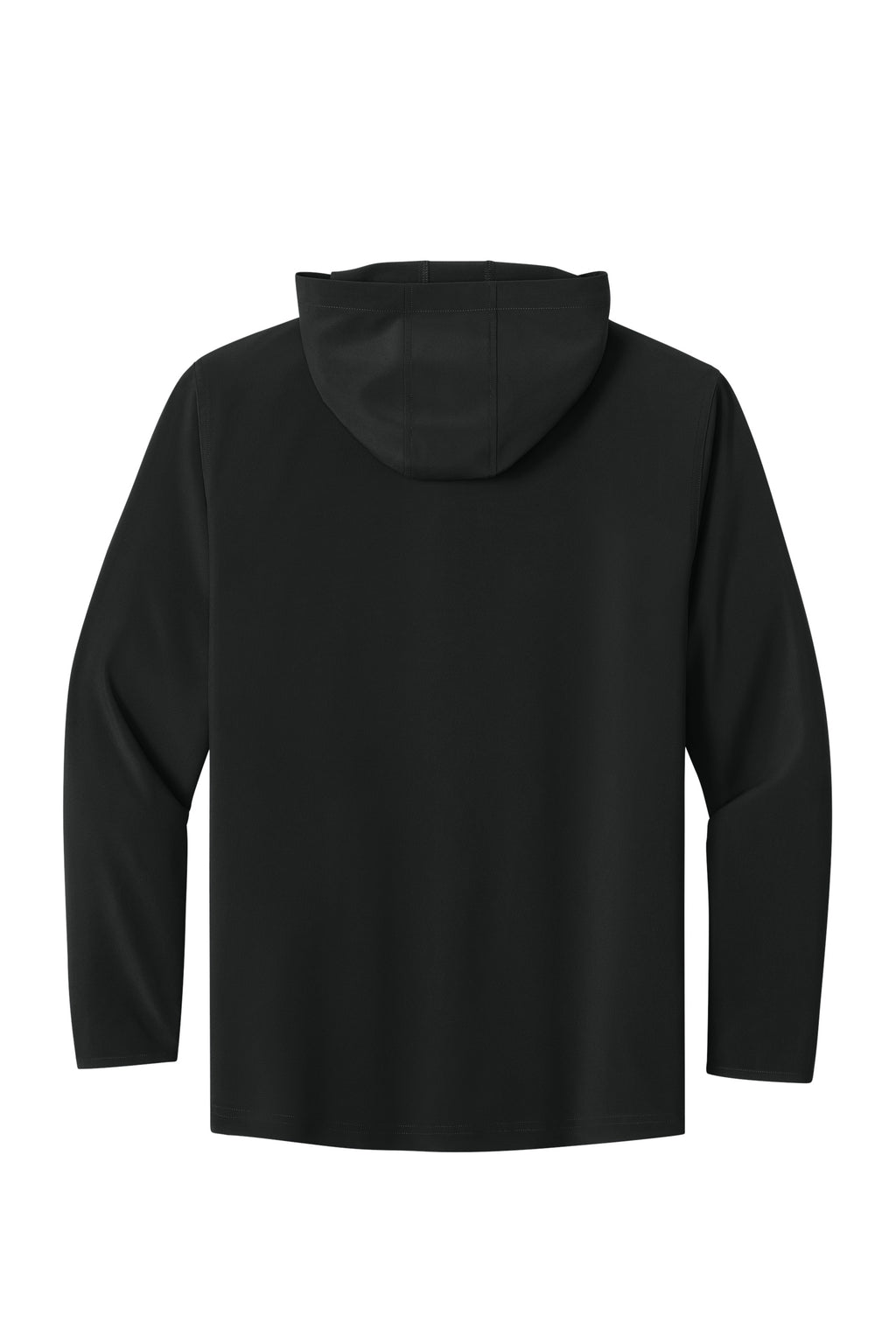 Richardson RA7400FZH Mens Barrage Full Zip Hooded Wind Jacket Black Flat Back