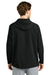 Richardson RA7400FZH Mens Barrage Full Zip Hooded Wind Jacket Black Model Back