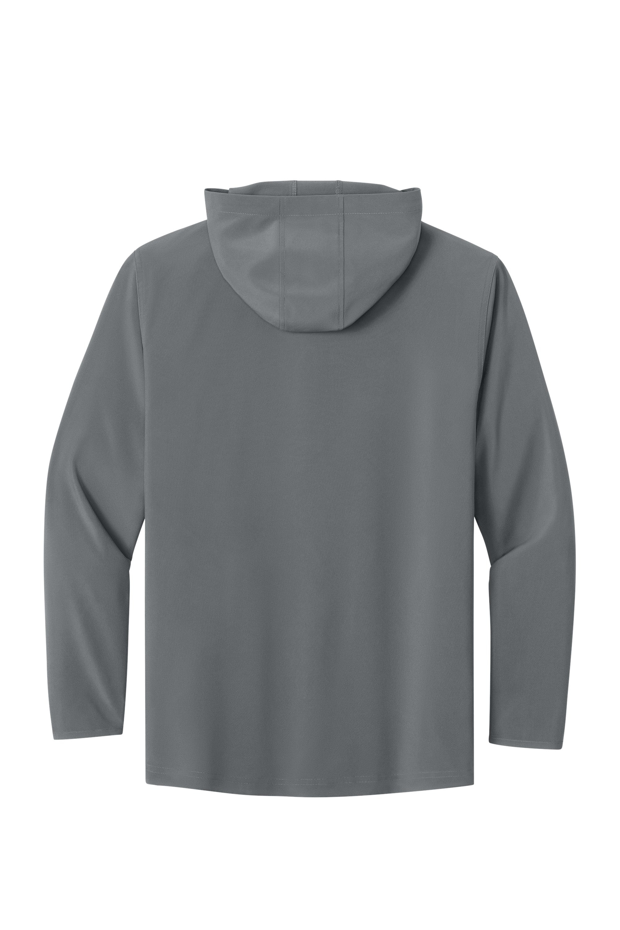 Richardson RA7400FZH Mens Barrage Full Zip Hooded Wind Jacket Charcoal Grey Flat Back