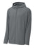 Richardson RA7400FZH Mens Barrage Full Zip Hooded Wind Jacket Charcoal Grey Form Front