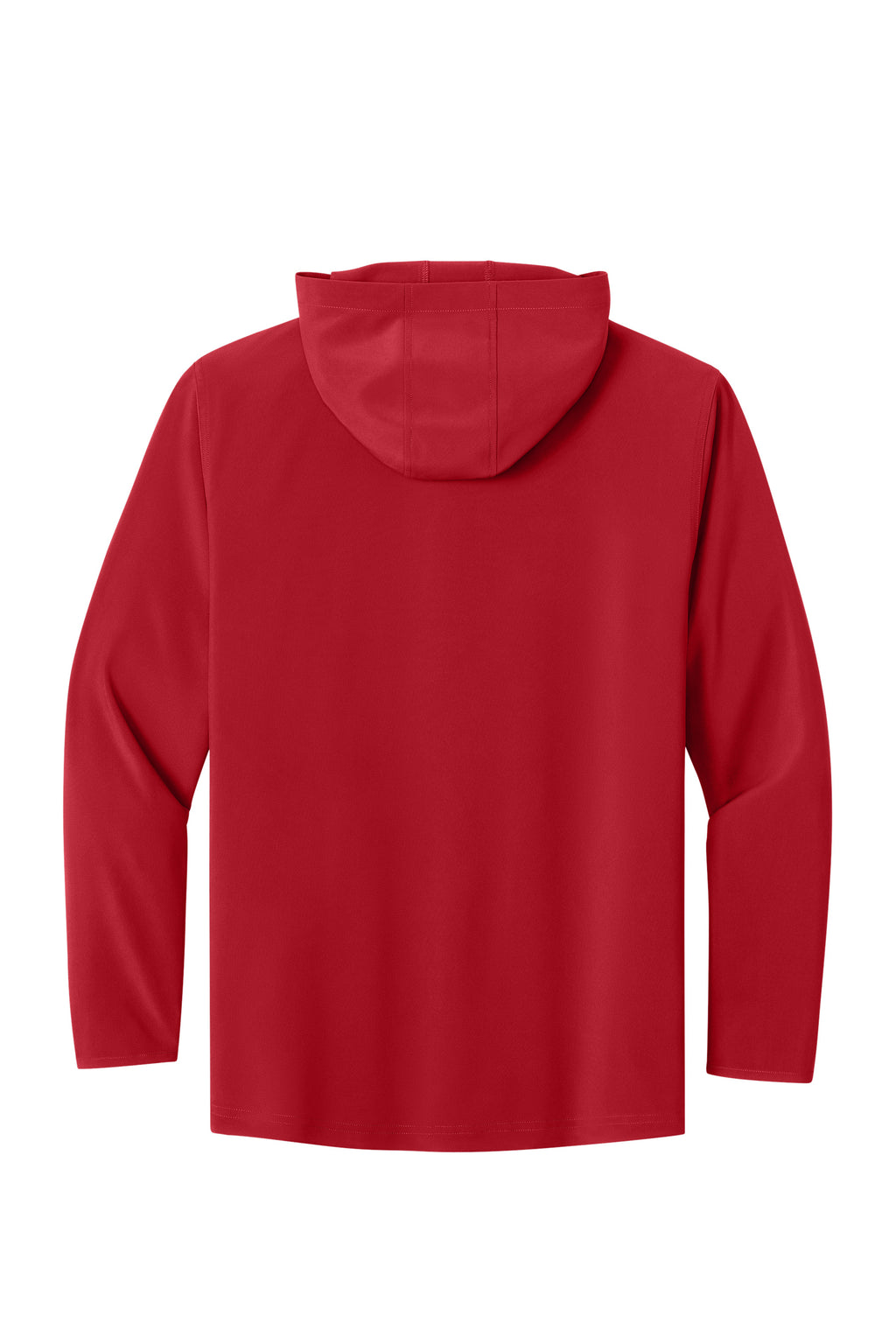 Richardson RA7400FZH Mens Barrage Full Zip Hooded Wind Jacket Red Flat Back