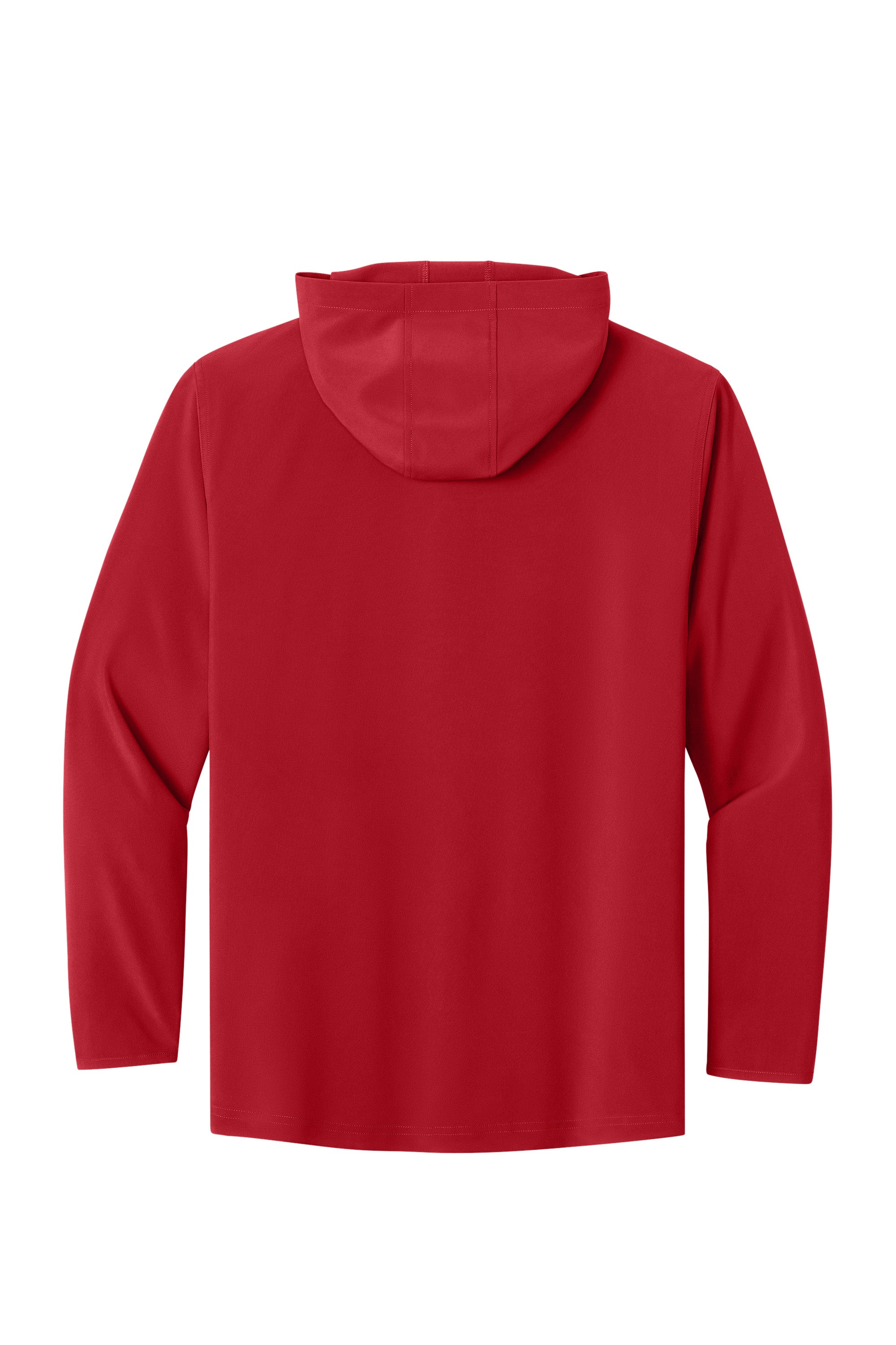 Richardson RA7400FZH Mens Barrage Full Zip Hooded Wind Jacket Red Flat Back