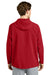 Richardson RA7400FZH Mens Barrage Full Zip Hooded Wind Jacket Red Model Back