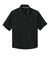 Richardson RA7400SSQ Mens Barrage Short Sleeve 1/4 Zip Wind Jacket Black Flat Front