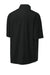 Richardson RA7400SSQ Mens Barrage Short Sleeve 1/4 Zip Wind Jacket Black Forn Back