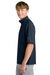 Richardson RA7400SSQ Mens Barrage Short Sleeve 1/4 Zip Wind Jacket Navy Blue Model Side