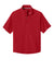 Richardson RA7400SSQ Mens Barrage Short Sleeve 1/4 Zip Wind Jacket Red Flat Front