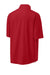 Richardson RA7400SSQ Mens Barrage Short Sleeve 1/4 Zip Wind Jacket Red Forn Back