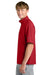 Richardson RA7400SSQ Mens Barrage Short Sleeve 1/4 Zip Wind Jacket Red Model Side