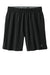 Richardson RA7401B Mens Barrage Stretch Woven Training Shorts w/ Pockets Black Flat Front