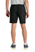 Richardson RA7401B Mens Barrage Stretch Woven Training Shorts w/ Pockets Black Model Back