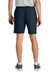 Richardson RA7401B Mens Barrage Stretch Woven Training Shorts w/ Pockets Navy Blue Model Back