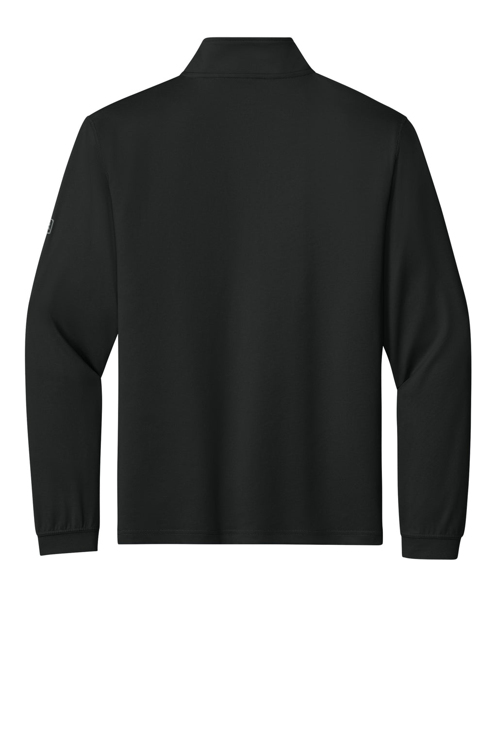 Richardson RA7500Q Mens Vertex 1/4 Zip Sweatshirt Black Flat Back