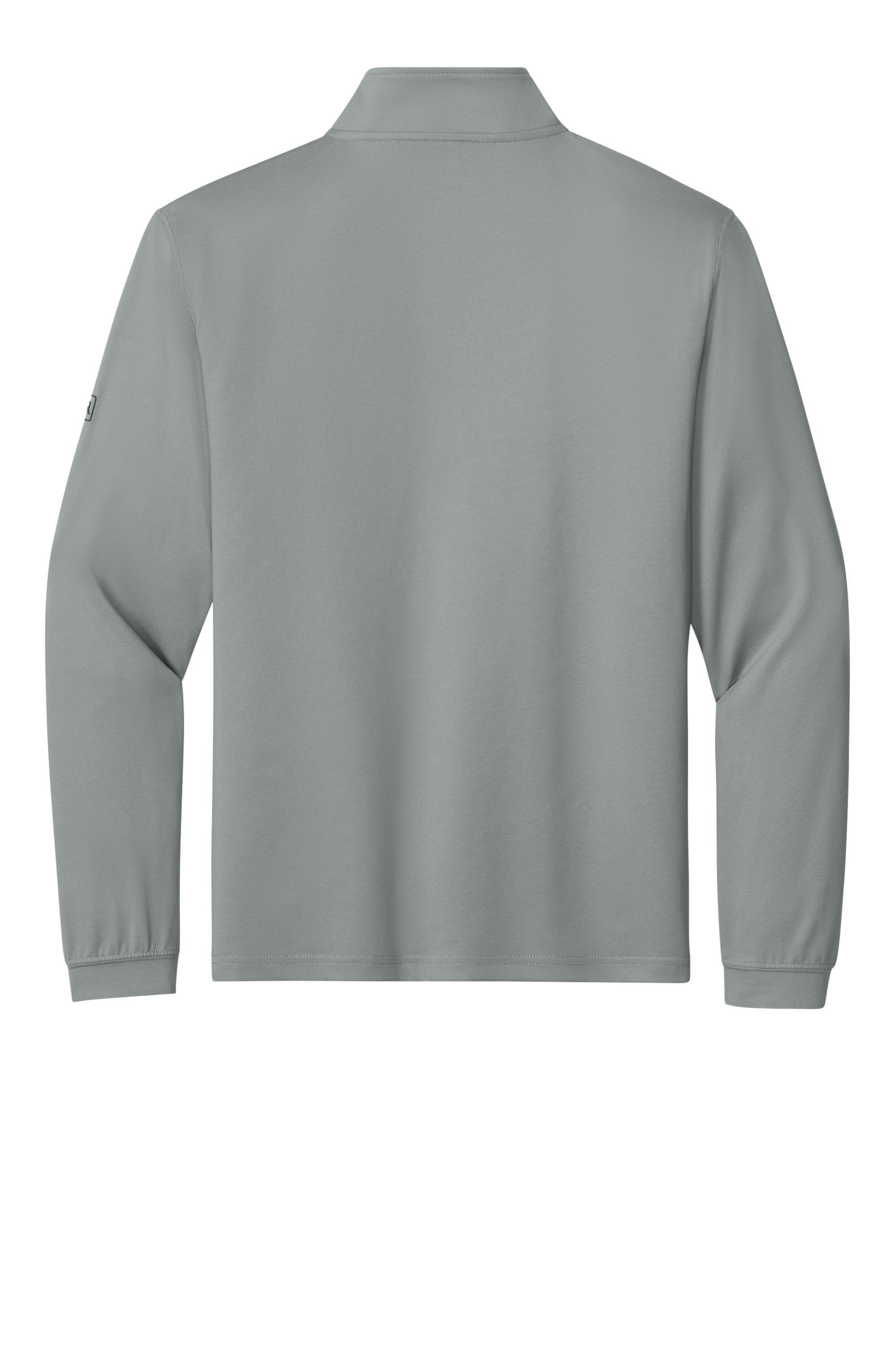 Richardson RA7500Q Mens Vertex 1/4 Zip Sweatshirt Grey Flat Back