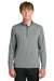 Richardson RA7500Q Mens Vertex 1/4 Zip Sweatshirt Grey Model Front