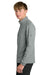 Richardson RA7500Q Mens Vertex 1/4 Zip Sweatshirt Grey Model Side
