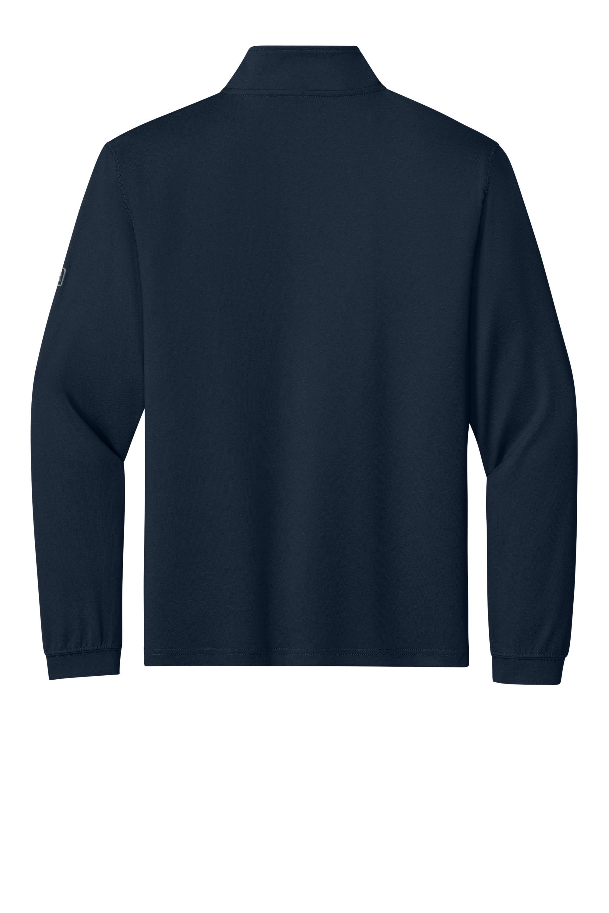 Richardson RA7500Q Mens Vertex 1/4 Zip Sweatshirt Navy Blue Flat Back