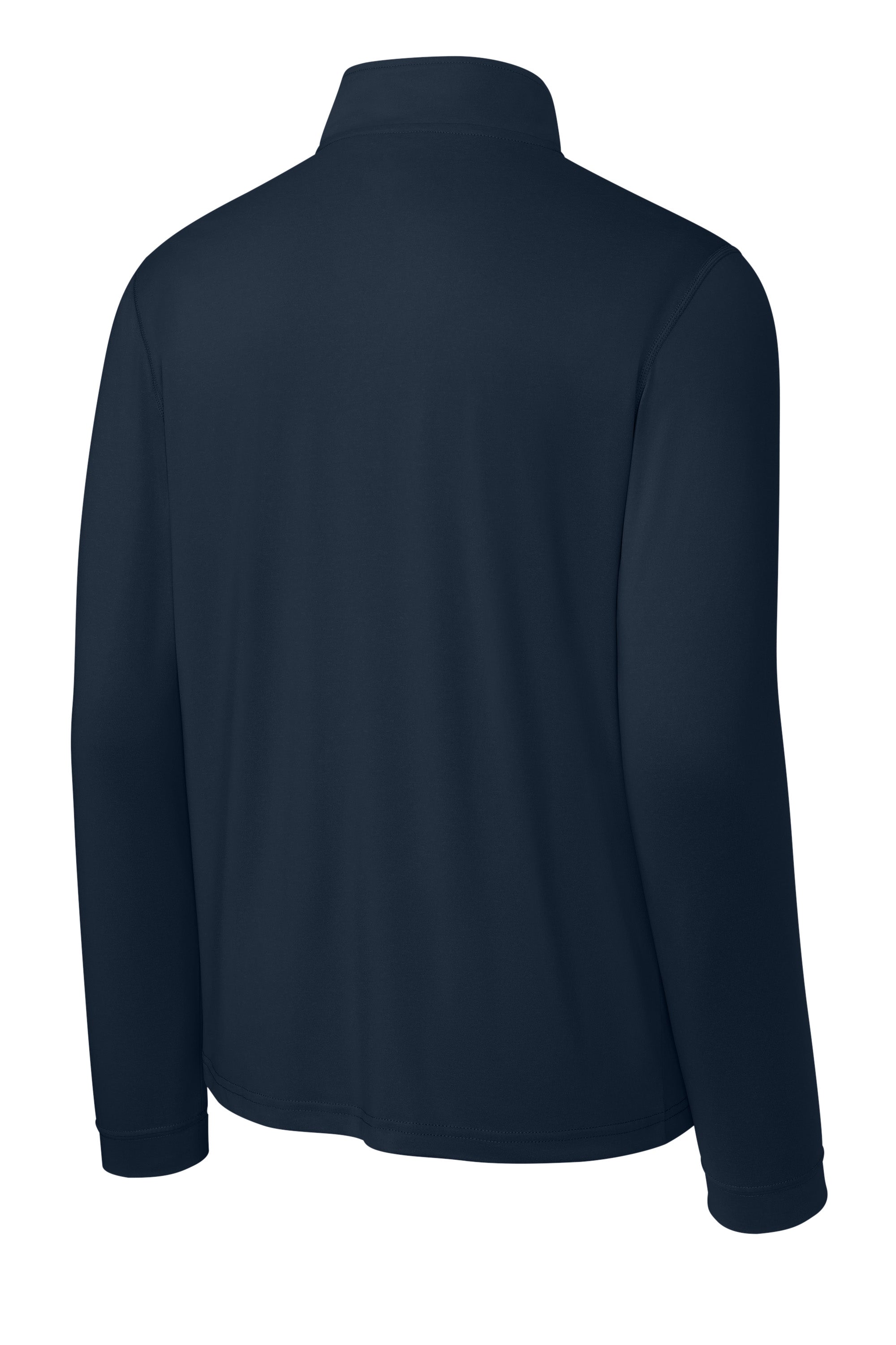 Richardson RA7500Q Mens Vertex 1/4 Zip Sweatshirt Navy Blue Forn Back