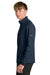 Richardson RA7500Q Mens Vertex 1/4 Zip Sweatshirt Navy Blue Model Side
