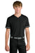 Richardson RA7910 Mens Select 2 Button Baseball Jersey Black Model Front
