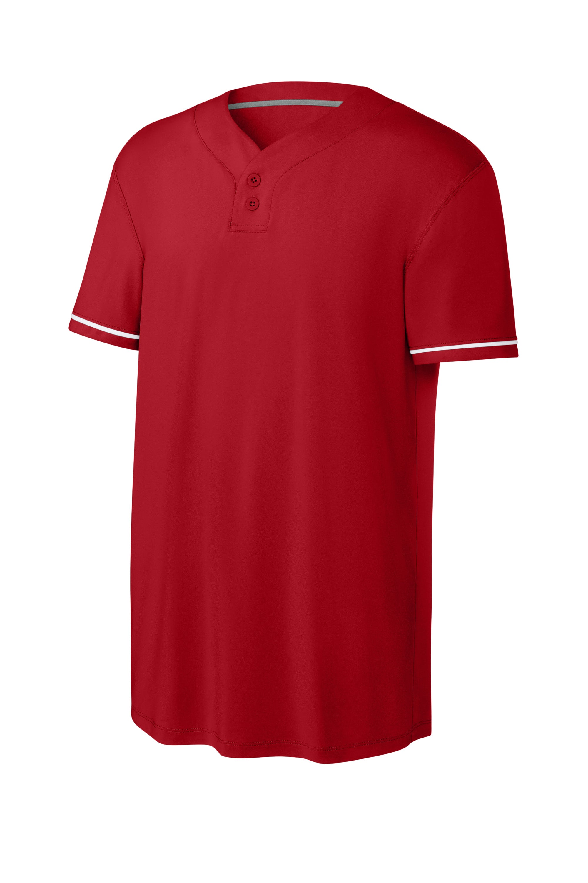 Richardson RA7910 Mens Select 2 Button Baseball Jersey Red Form Front