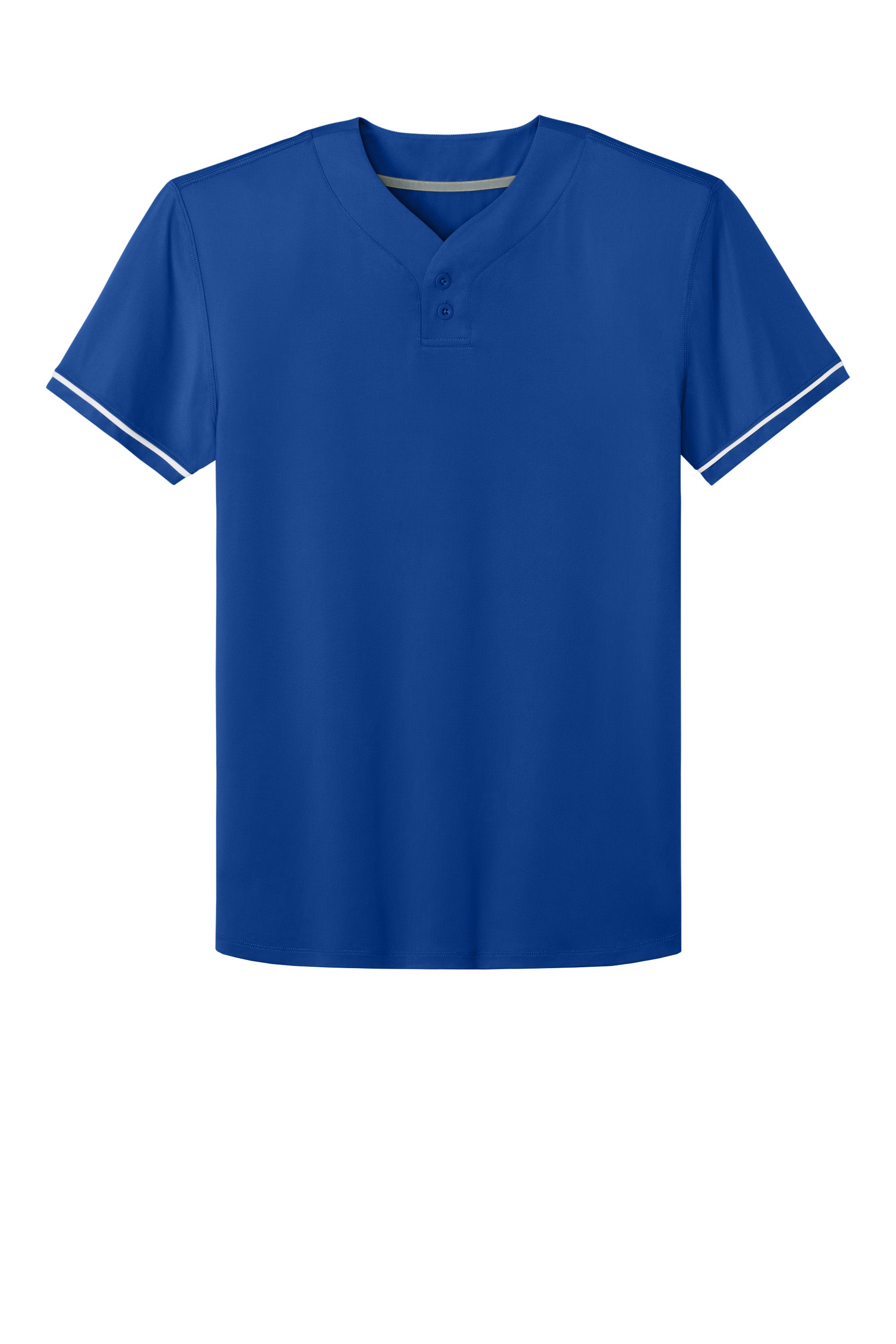 Richardson RA7910 Mens Select 2 Button Baseball Jersey Royal Blue Flat Front