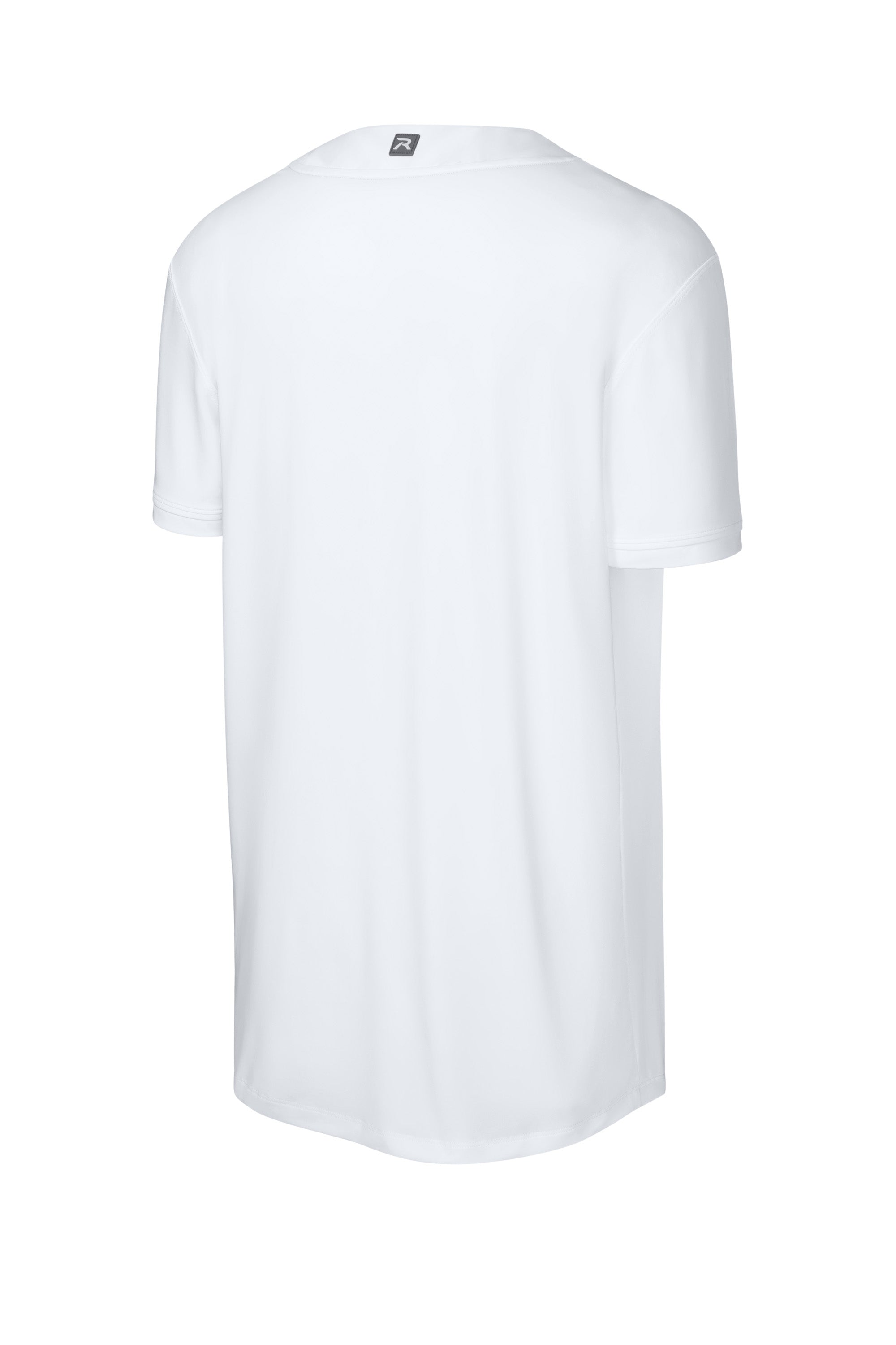 Richardson RA7910 Mens Select 2 Button Baseball Jersey White Forn Back