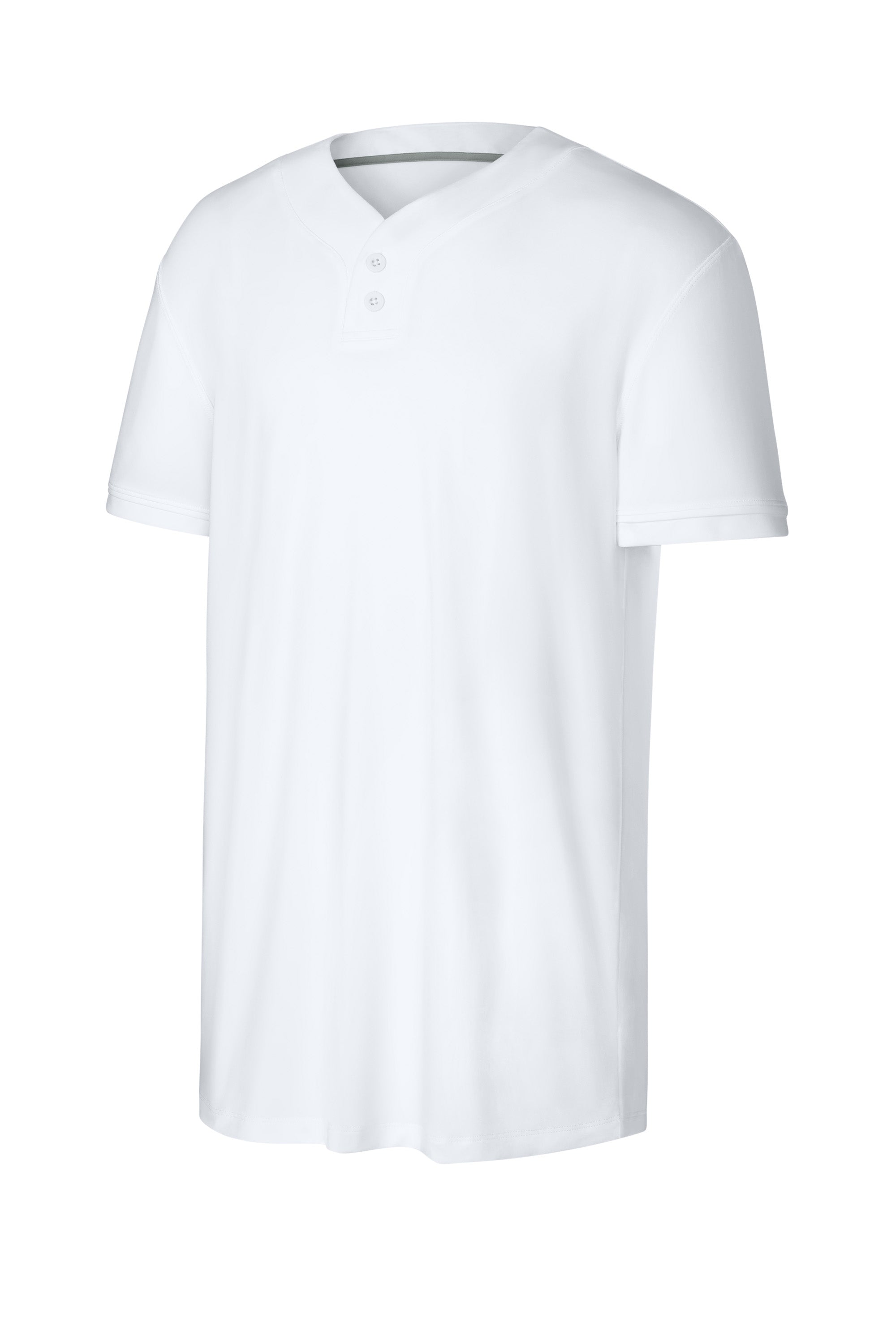 Richardson RA7910 Mens Select 2 Button Baseball Jersey White Form Front