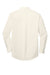 Red House RH240/TLRH240 Mens Pinpoint Oxford Wrinkle Resistant Long Sleeve Button Down Shirt w/ Pocket Ivory Chiffon White Flat Back