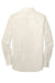 Red House RH620 Mens Pinpoint Oxford Wrinkle Resistant Long Sleeve Button Down Shirt Ivory Chiffon White Flat Back
