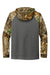 Russell Outdoors RU452 Mens Realtree Colorblock Moisture Wicking Full Zip Hooded Sweatshirt Hoodie w/ Pockets Magnet Grey/Realtree Edge Camo Flat Back